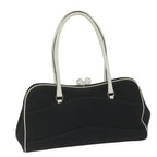 PRADA Shoulder Bag Canvas Black  ep2583