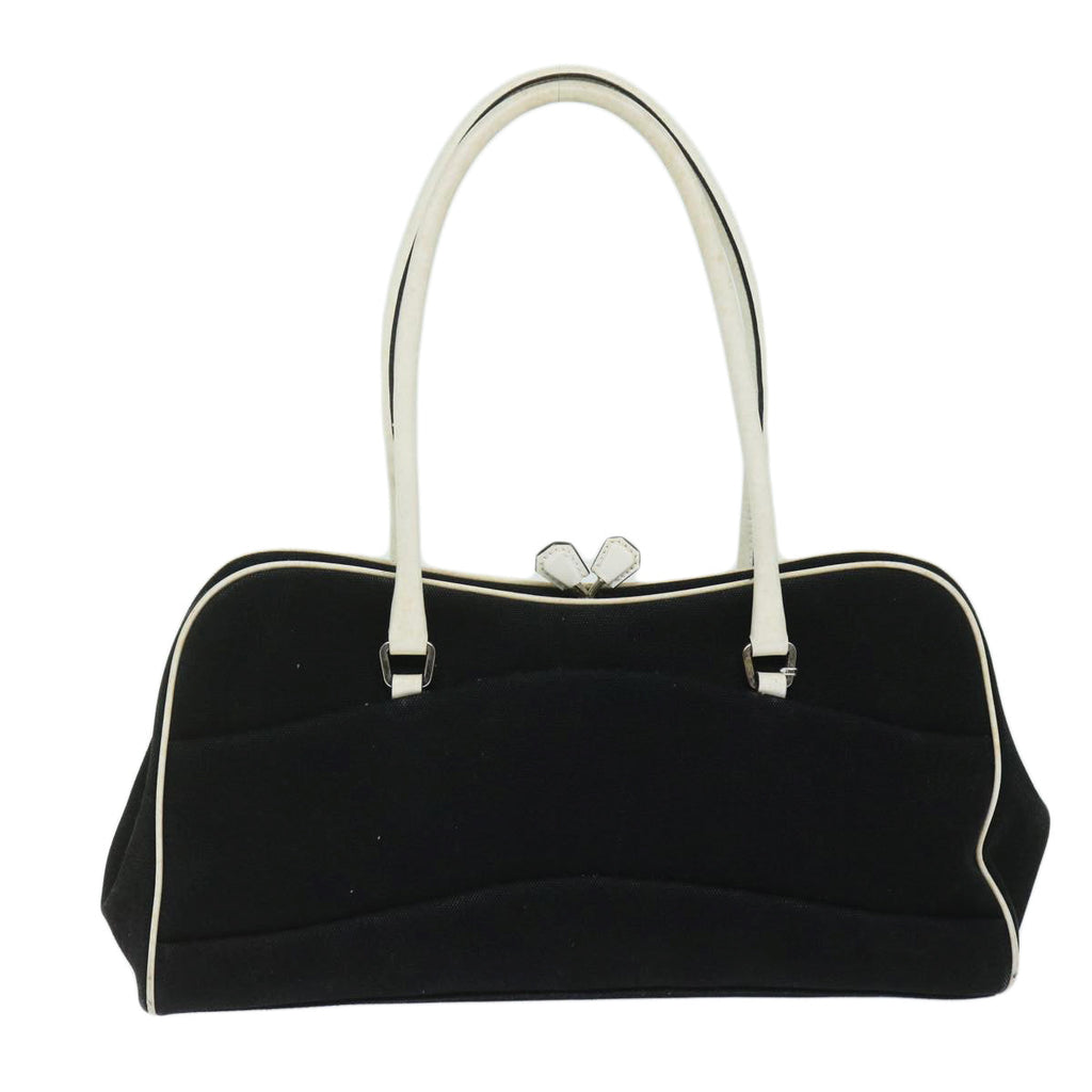 PRADA Shoulder Bag Canvas Black  ep2583