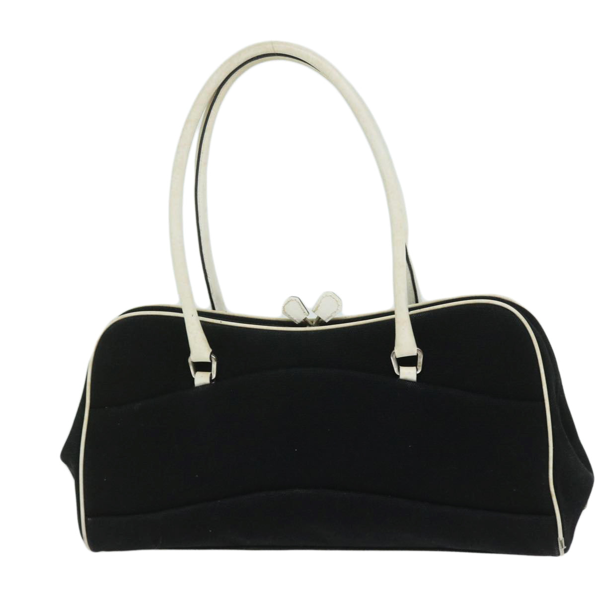 PRADA Shoulder Bag Canvas Black  ep2583