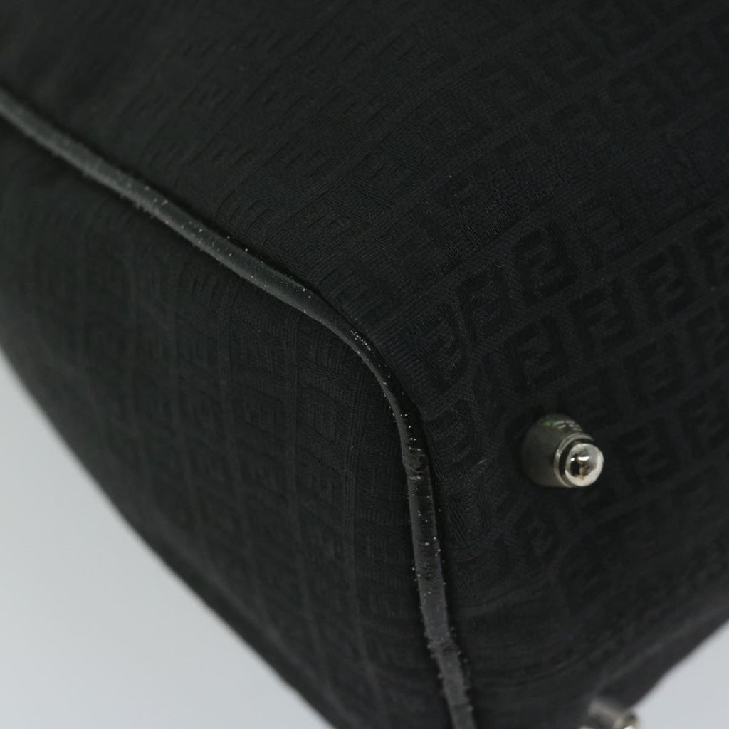 FENDI Zucchino Canvas Hand Bag Blackep2594