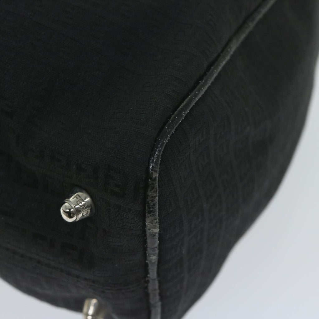 FENDI Zucchino Canvas Hand Bag Blackep2594