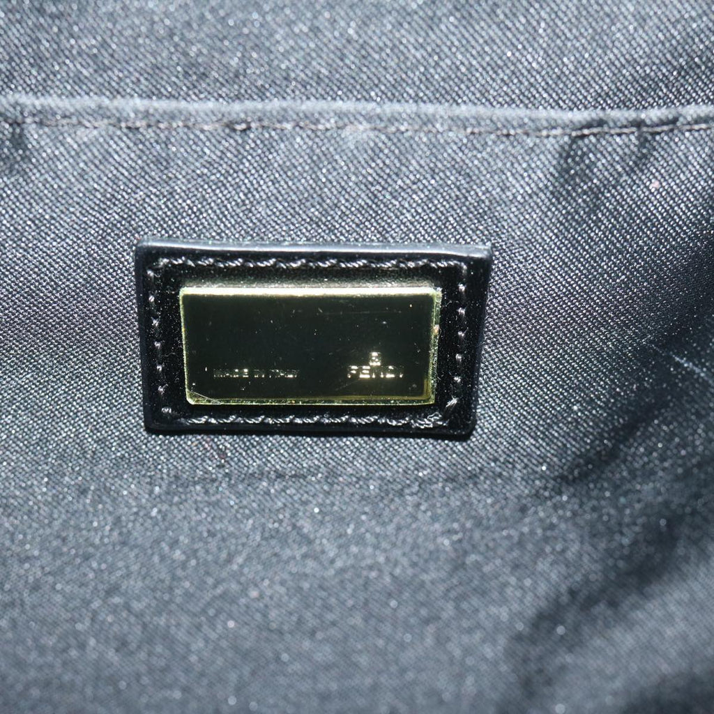 FENDI Zucchino Canvas Hand Bag Blackep2594