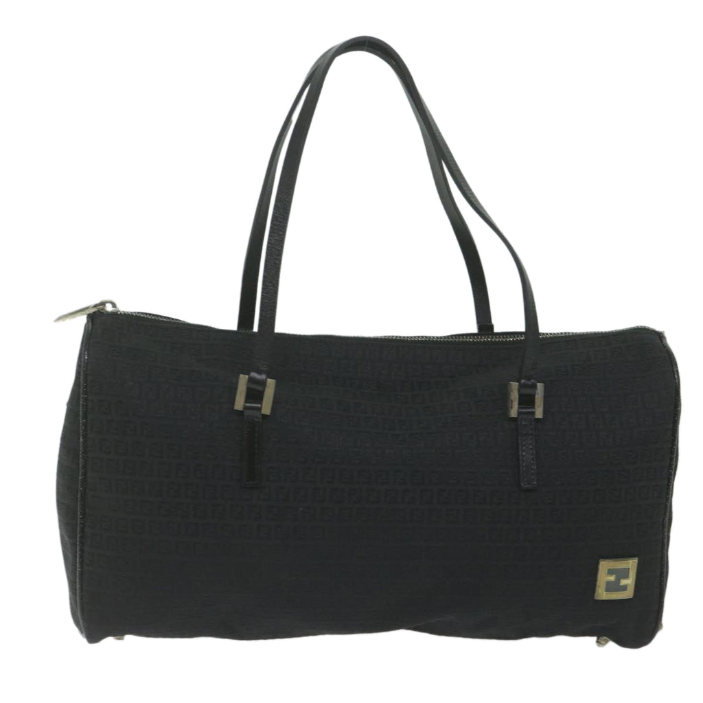 FENDI Zucchino Canvas Hand Bag Blackep2594