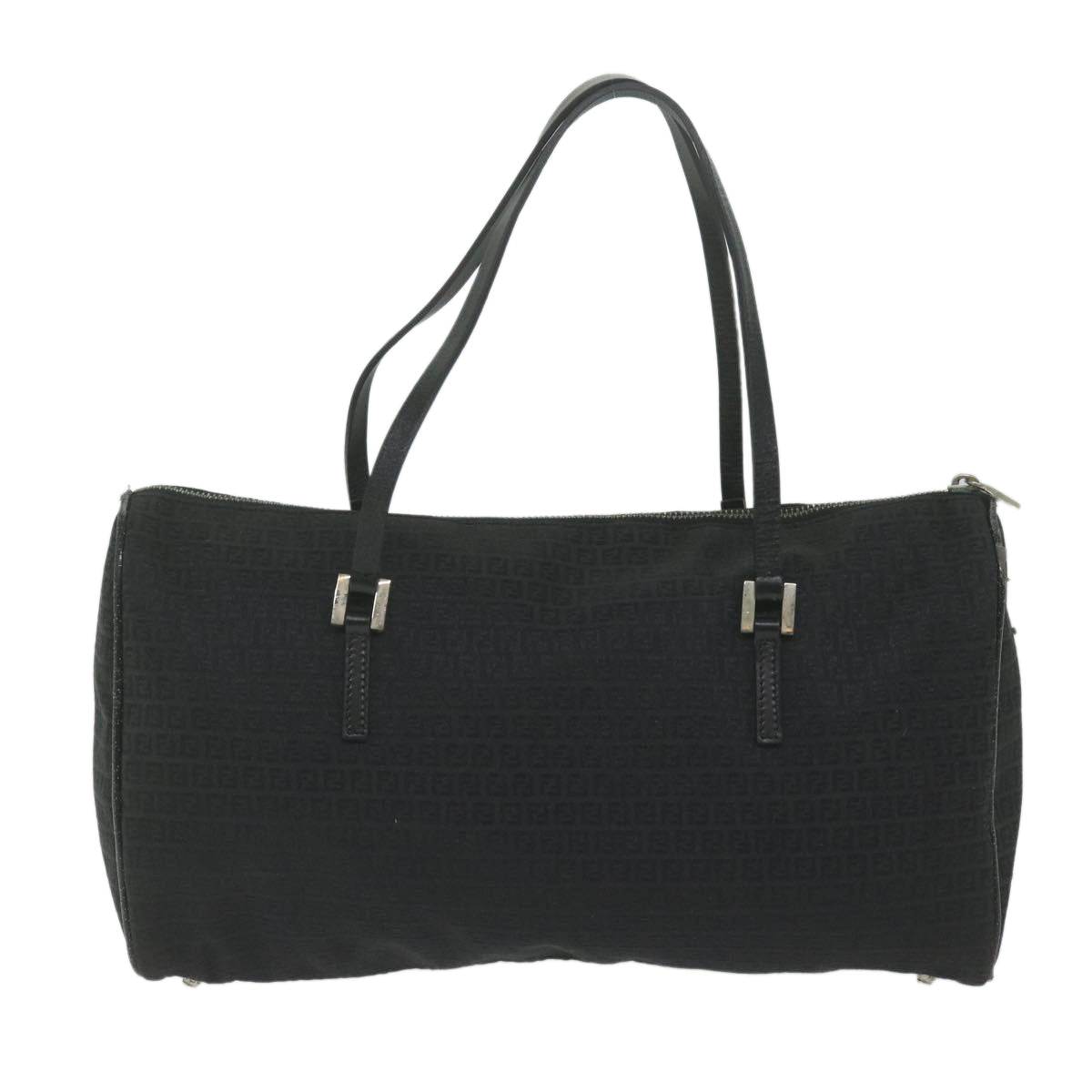 FENDI Zucchino Canvas Hand Bag Blackep2594
