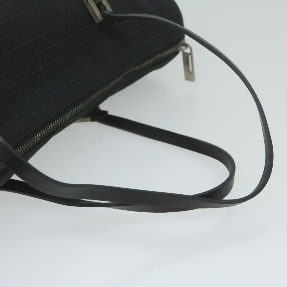 FENDI Zucchino Canvas Hand Bag Blackep2594