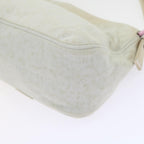 FENDI Mamma Baguette Shoulder Bag cotton White 26325ep2601