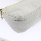 FENDI Mamma Baguette Shoulder Bag cotton White 26325ep2601