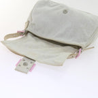 FENDI Mamma Baguette Shoulder Bag cotton White 26325ep2601