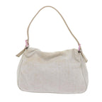 FENDI Mamma Baguette Shoulder Bag cotton White 26325ep2601