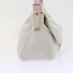 FENDI Mamma Baguette Shoulder Bag cotton White 26325ep2601