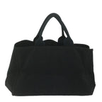 PRADA Canapa GM Hand Bag Canvas Black  ep2612