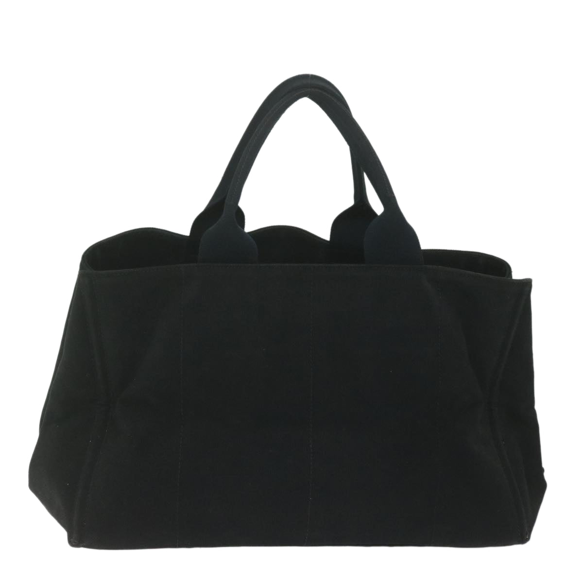 PRADA Canapa GM Hand Bag Canvas Black  ep2612