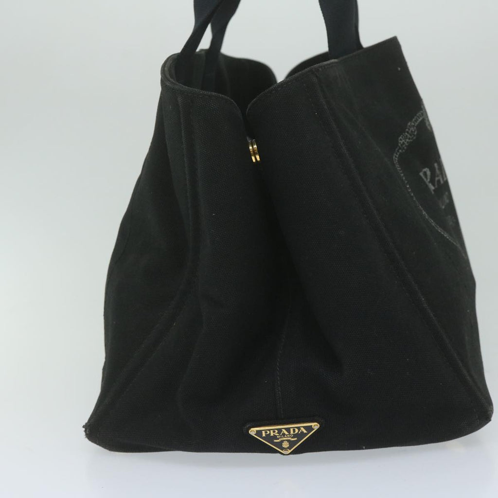 PRADA Canapa GM Hand Bag Canvas Black  ep2612