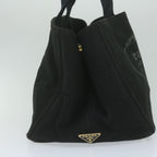 PRADA Canapa GM Hand Bag Canvas Black  ep2612