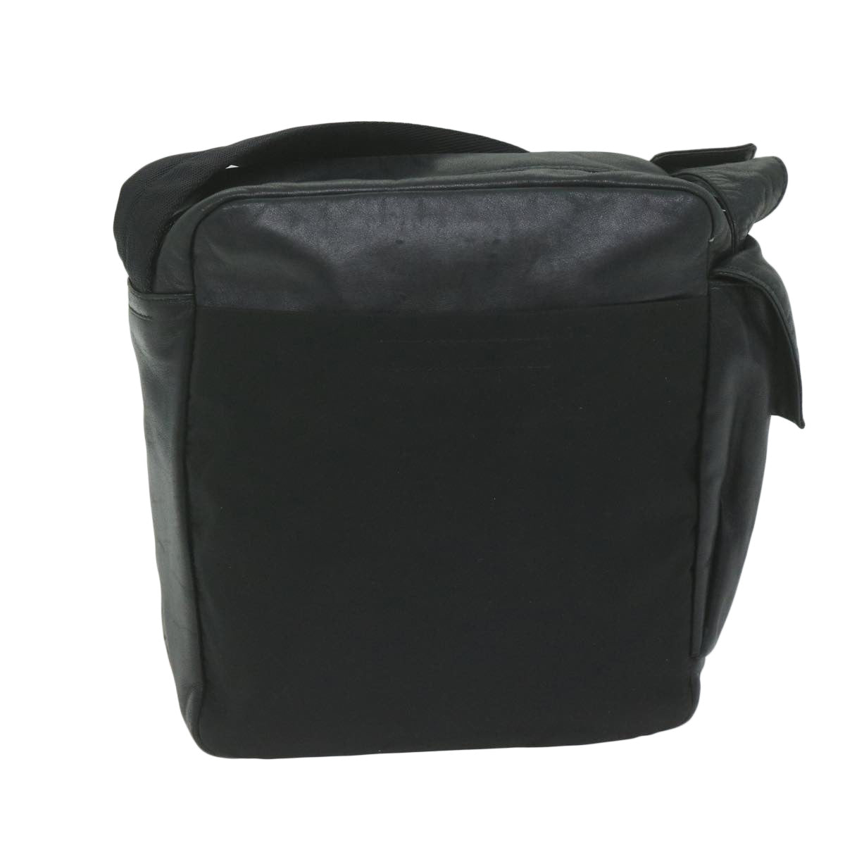 PRADA Shoulder Bag Leather nylon Black  ep2668