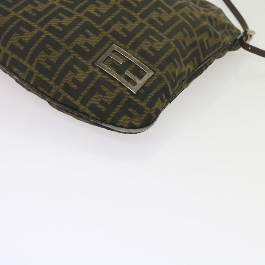 FENDI Zucca Canvas Tote Bag Black Brown 2370 26733 008ep2728
