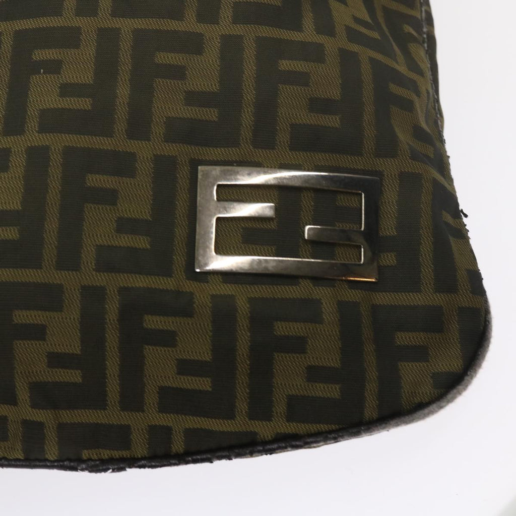 FENDI Zucca Canvas Tote Bag Black Brown 2370 26733 008ep2728