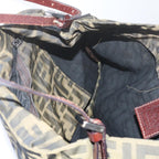 FENDI Zucca Canvas Tote Bag Black Brown 2370 26733 008ep2728