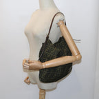 FENDI Zucca Canvas Tote Bag Black Brown 2370 26733 008ep2728