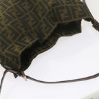 FENDI Zucca Canvas Tote Bag Black Brown 2370 26733 008ep2728
