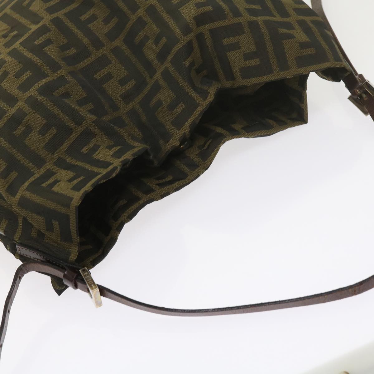FENDI Zucca Canvas Tote Bag Black Brown 2370 26733 008ep2728