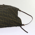 FENDI Zucca Canvas Tote Bag Black Brown 2370 26733 008ep2728