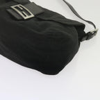 FENDI Mamma Baguette Shoulder Bag Nylon Black 2305 26325 079ep2730