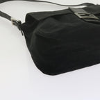 FENDI Mamma Baguette Shoulder Bag Nylon Black 2305 26325 079ep2730
