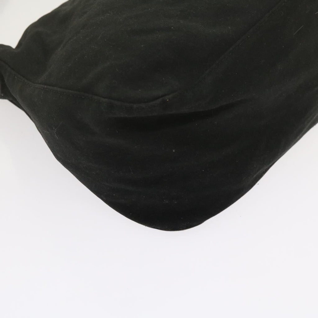 FENDI Mamma Baguette Shoulder Bag Nylon Black 2305 26325 079ep2730