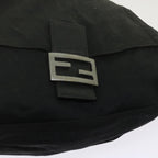 FENDI Mamma Baguette Shoulder Bag Nylon Black 2305 26325 079ep2730
