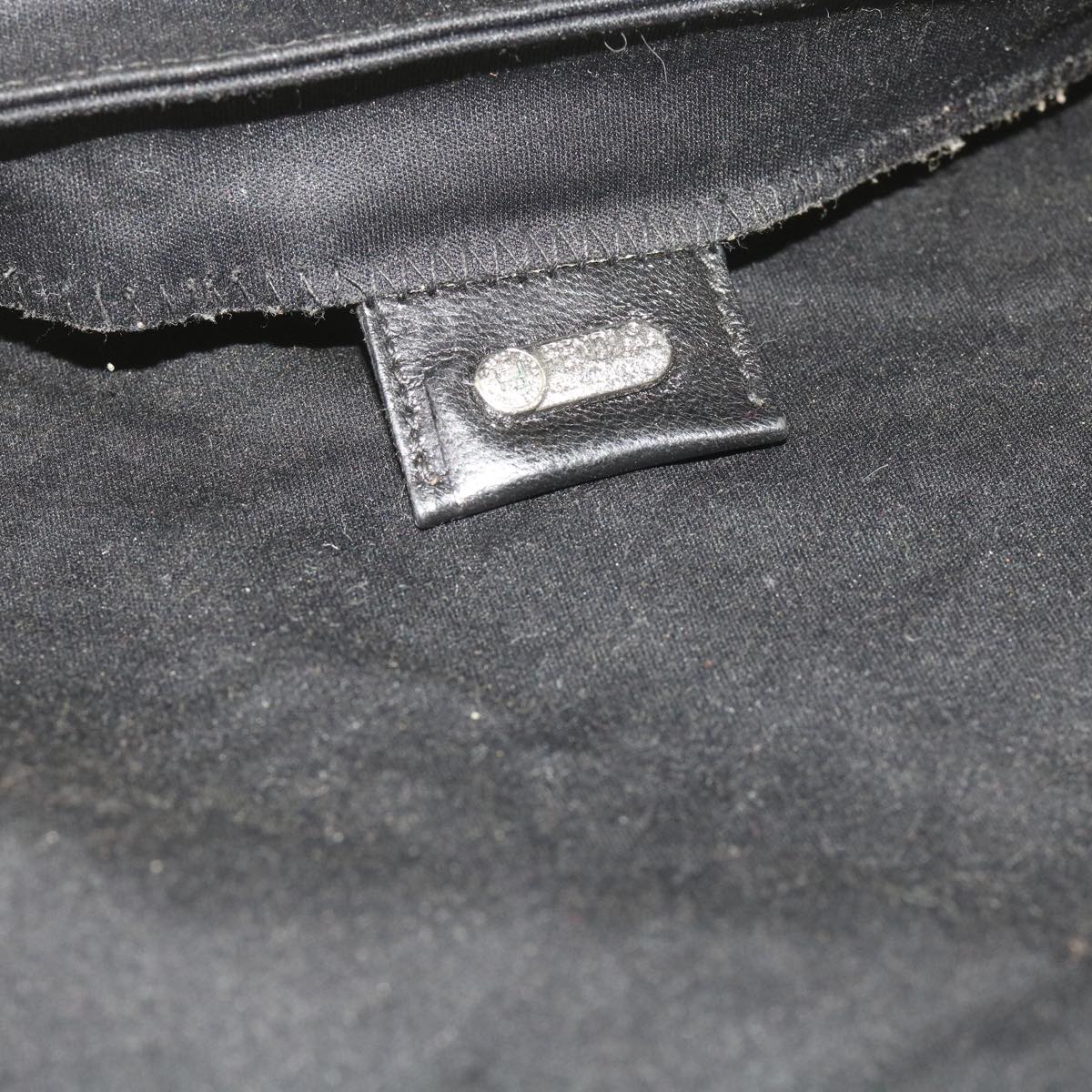 FENDI Mamma Baguette Shoulder Bag Nylon Black 2305 26325 079ep2730