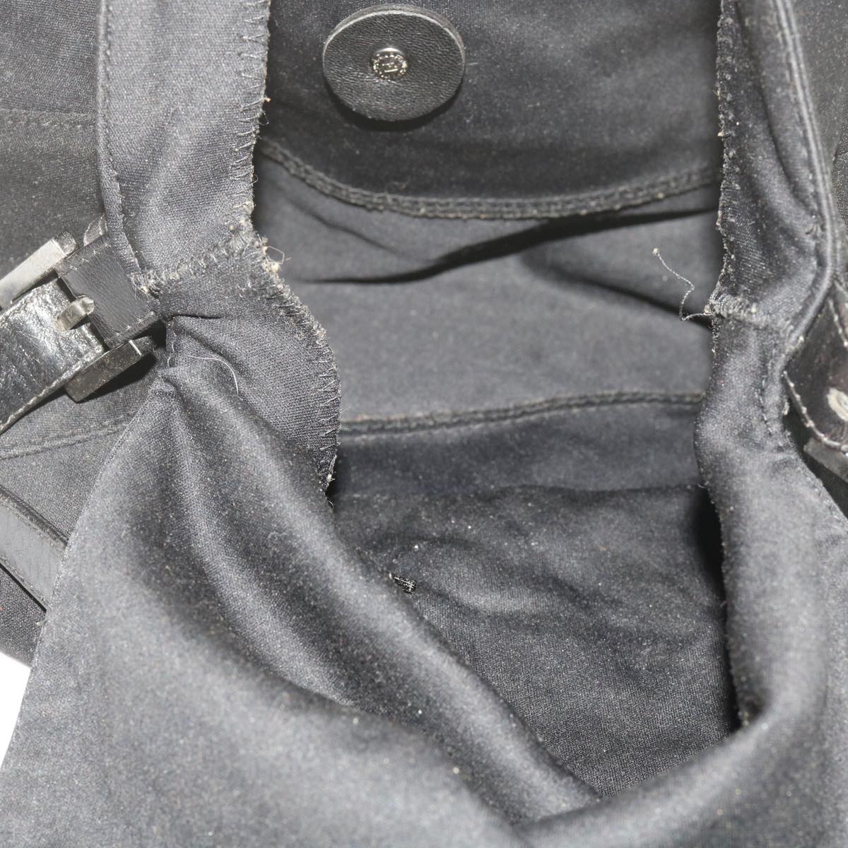 FENDI Mamma Baguette Shoulder Bag Nylon Black 2305 26325 079ep2730