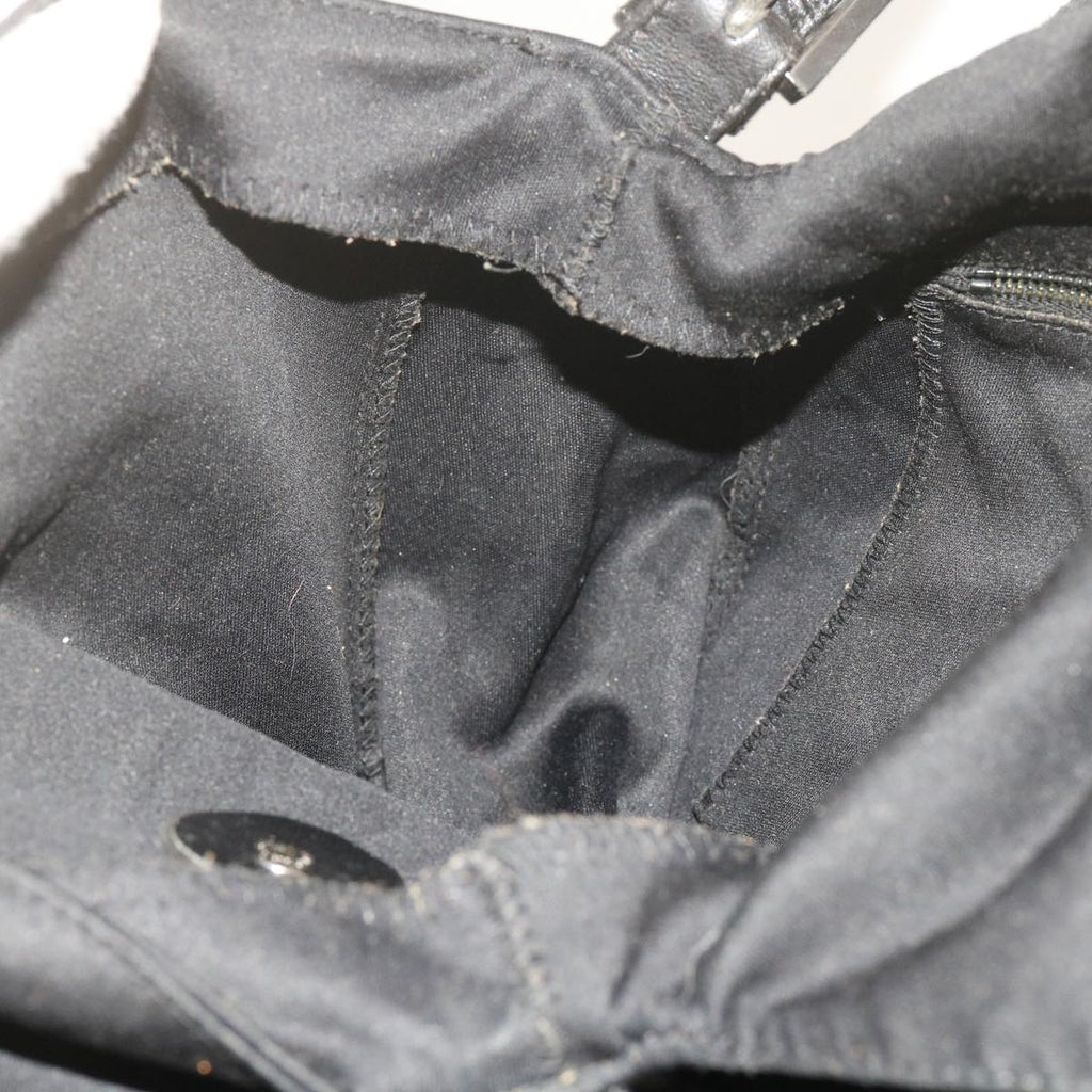 FENDI Mamma Baguette Shoulder Bag Nylon Black 2305 26325 079ep2730