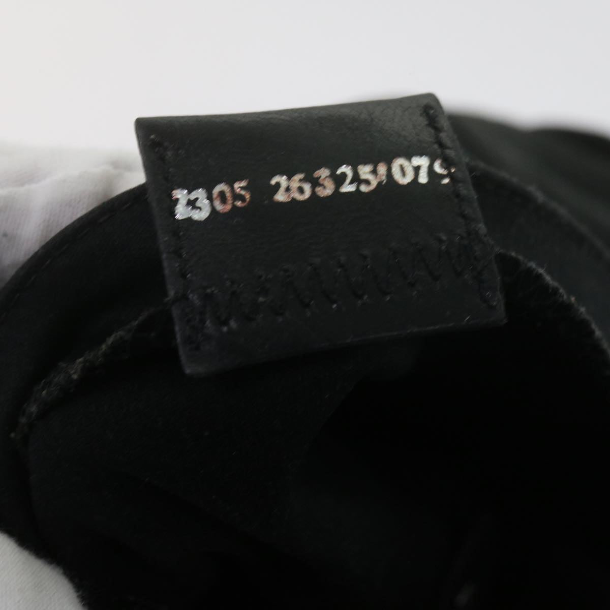 FENDI Mamma Baguette Shoulder Bag Nylon Black 2305 26325 079ep2730