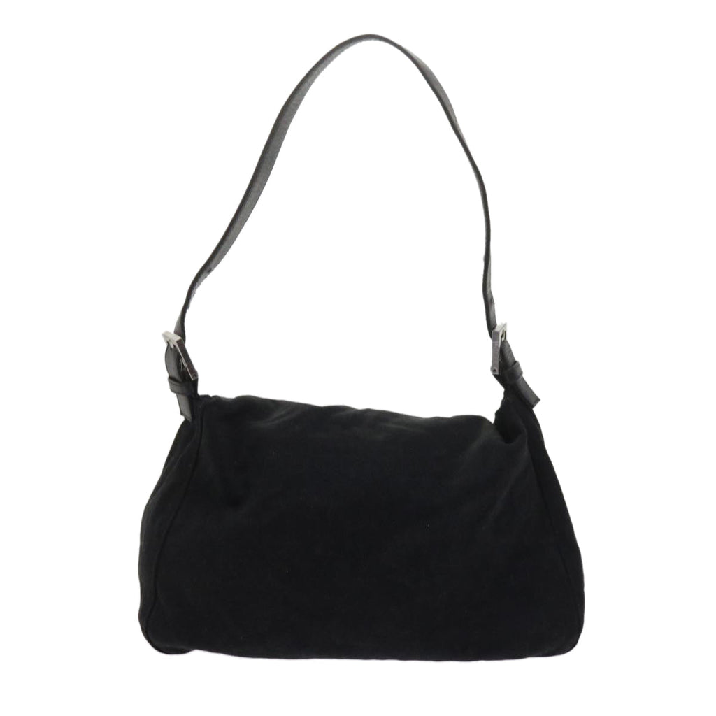FENDI Mamma Baguette Shoulder Bag Nylon Black 2305 26325 079ep2730