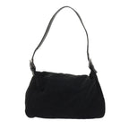 FENDI Mamma Baguette Shoulder Bag Nylon Black 2305 26325 079ep2730