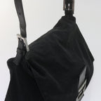 FENDI Mamma Baguette Shoulder Bag Nylon Black 2305 26325 079ep2730