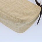 FENDI Zucca Canvas Mamma Baguette Shoulder Bag Beigeep2732