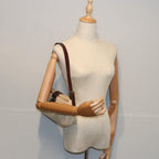 FENDI Zucca Canvas Mamma Baguette Shoulder Bag Beigeep2732