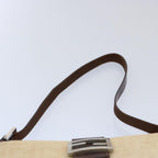 FENDI Zucca Canvas Mamma Baguette Shoulder Bag Beigeep2732