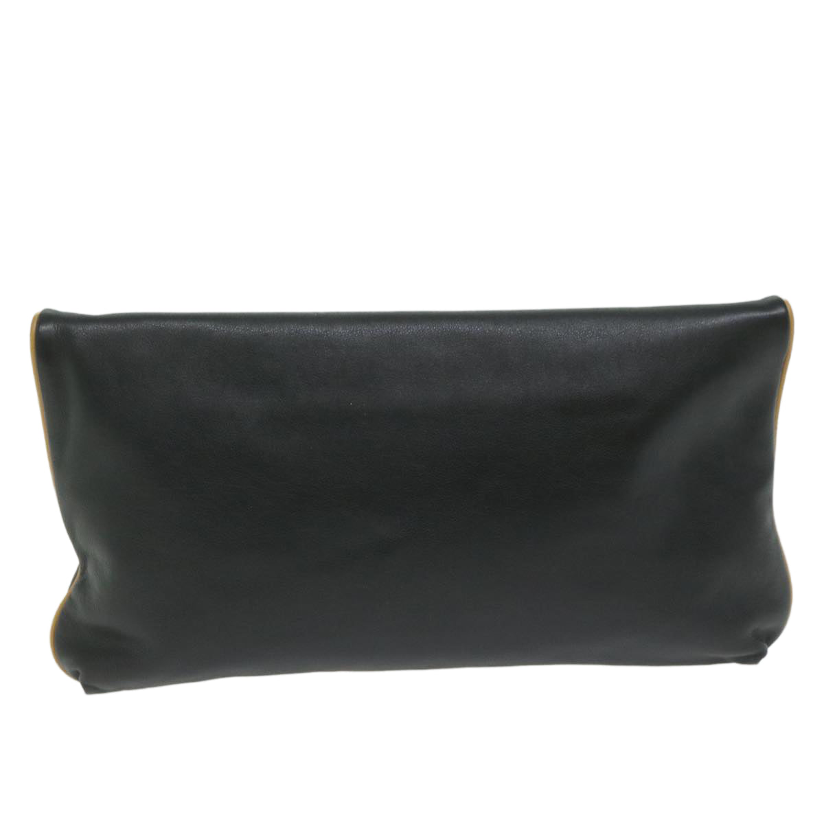 CELINE Clutch Bag Leather Black  ep2747