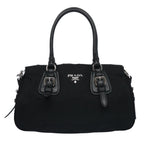 PRADA Hand Bag Nylon Black  ep2755