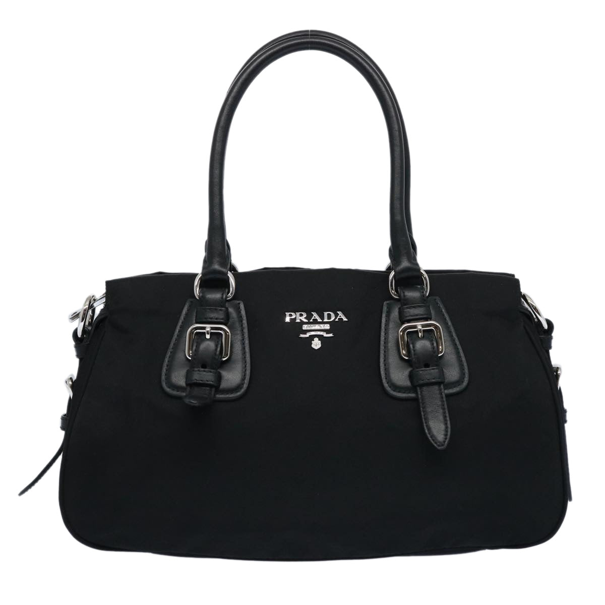 PRADA Hand Bag Nylon Black  ep2755