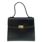 CELINE Hand Bag Leather Black  ep2763