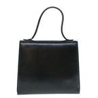 CELINE Hand Bag Leather Black  ep2763