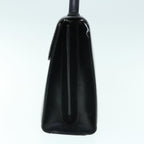 CELINE Hand Bag Leather Black  ep2763
