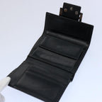 FENDI Zucchino Canvas Wallet Blackep2773