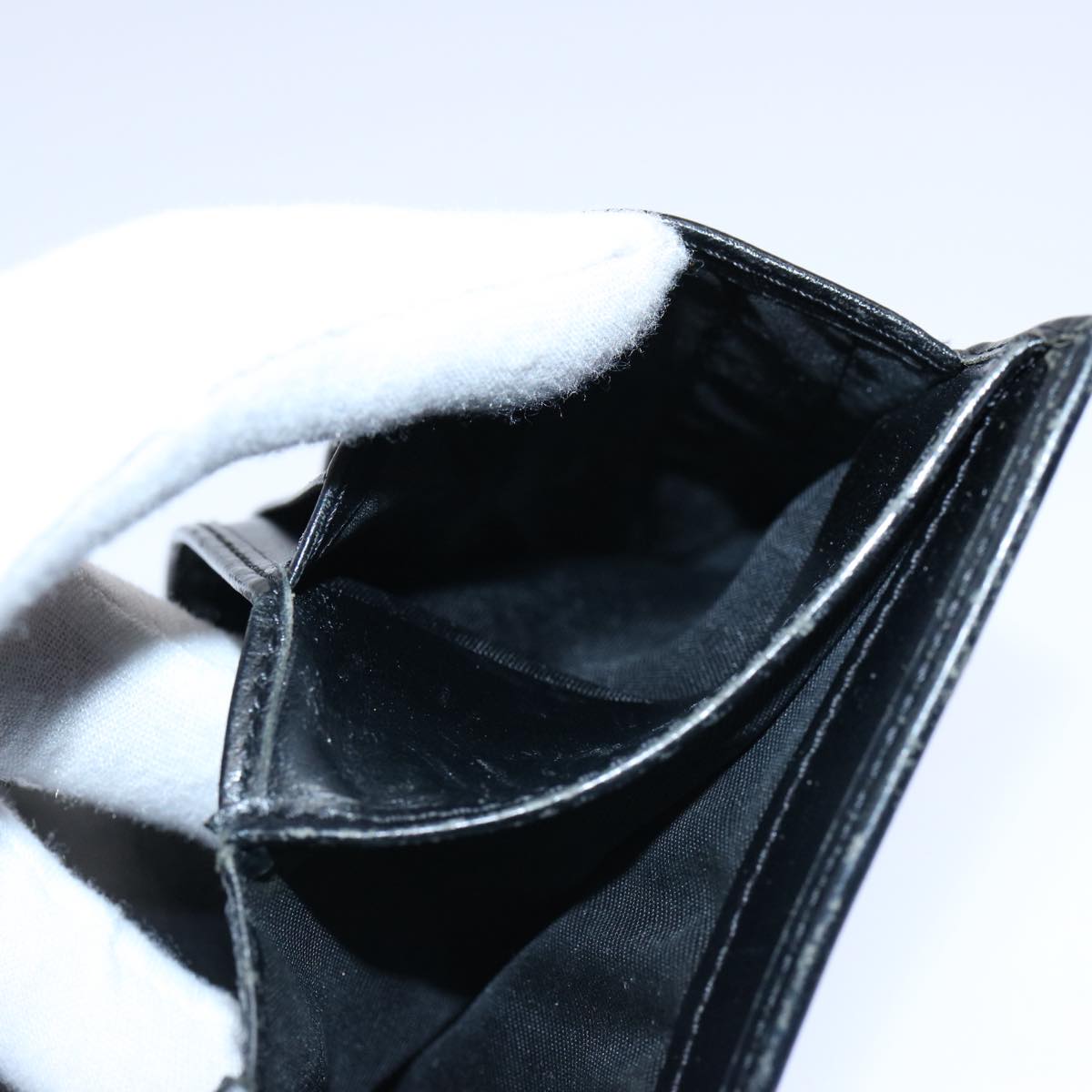 FENDI Zucchino Canvas Wallet Blackep2773