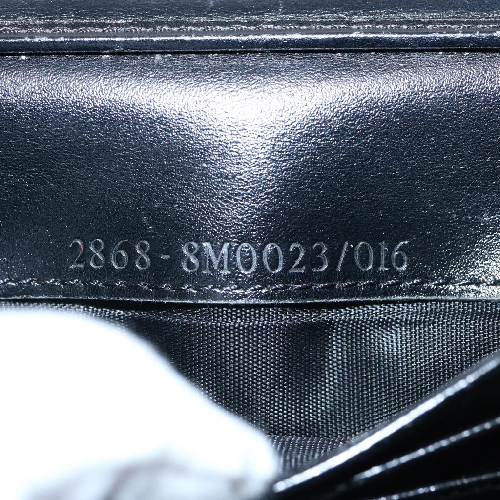 FENDI Zucchino Canvas Wallet Blackep2773