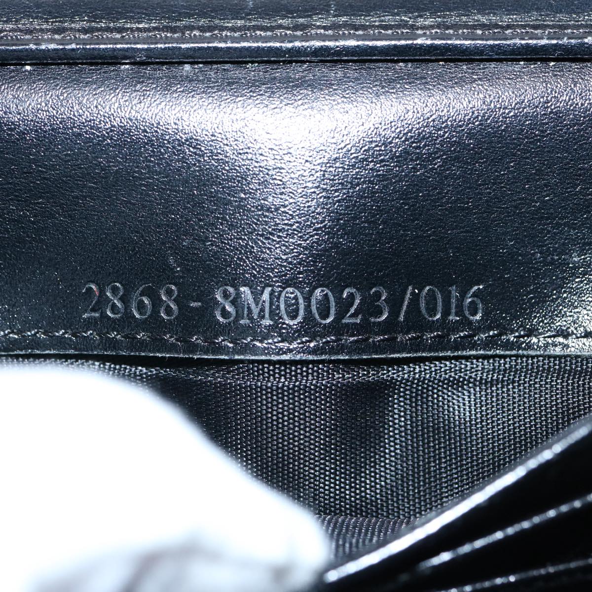 FENDI Zucchino Canvas Wallet Blackep2773